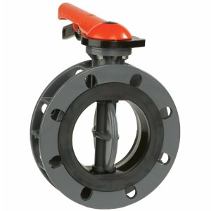 Затвор дисковый ПВХ Butterfly Valve Ду200 Ру10 межфланцевый в Нижнем Новгороде